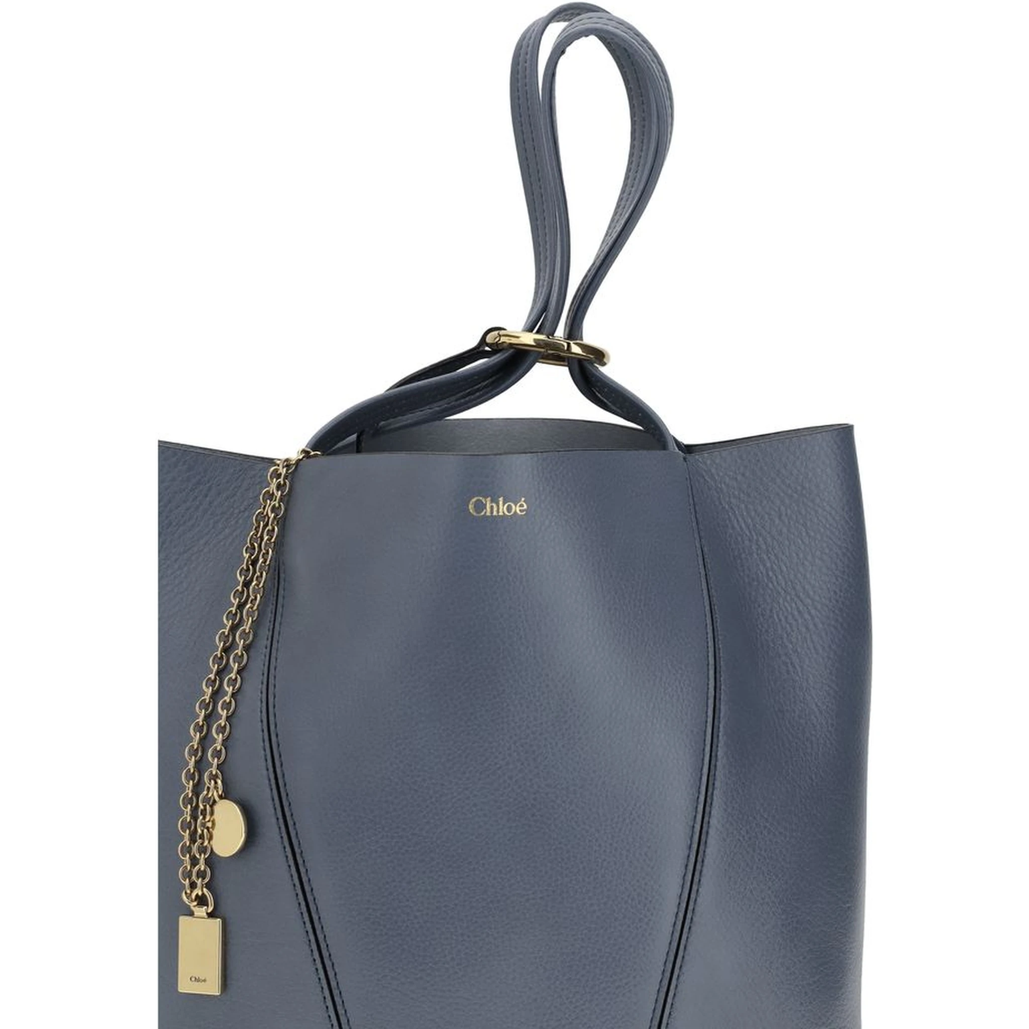 Blue Calf Leather Bos Taurus Shoulder Bag