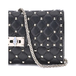 حقيبة كتف من جلد الخروف الأسود (Ovis Aries Aries)