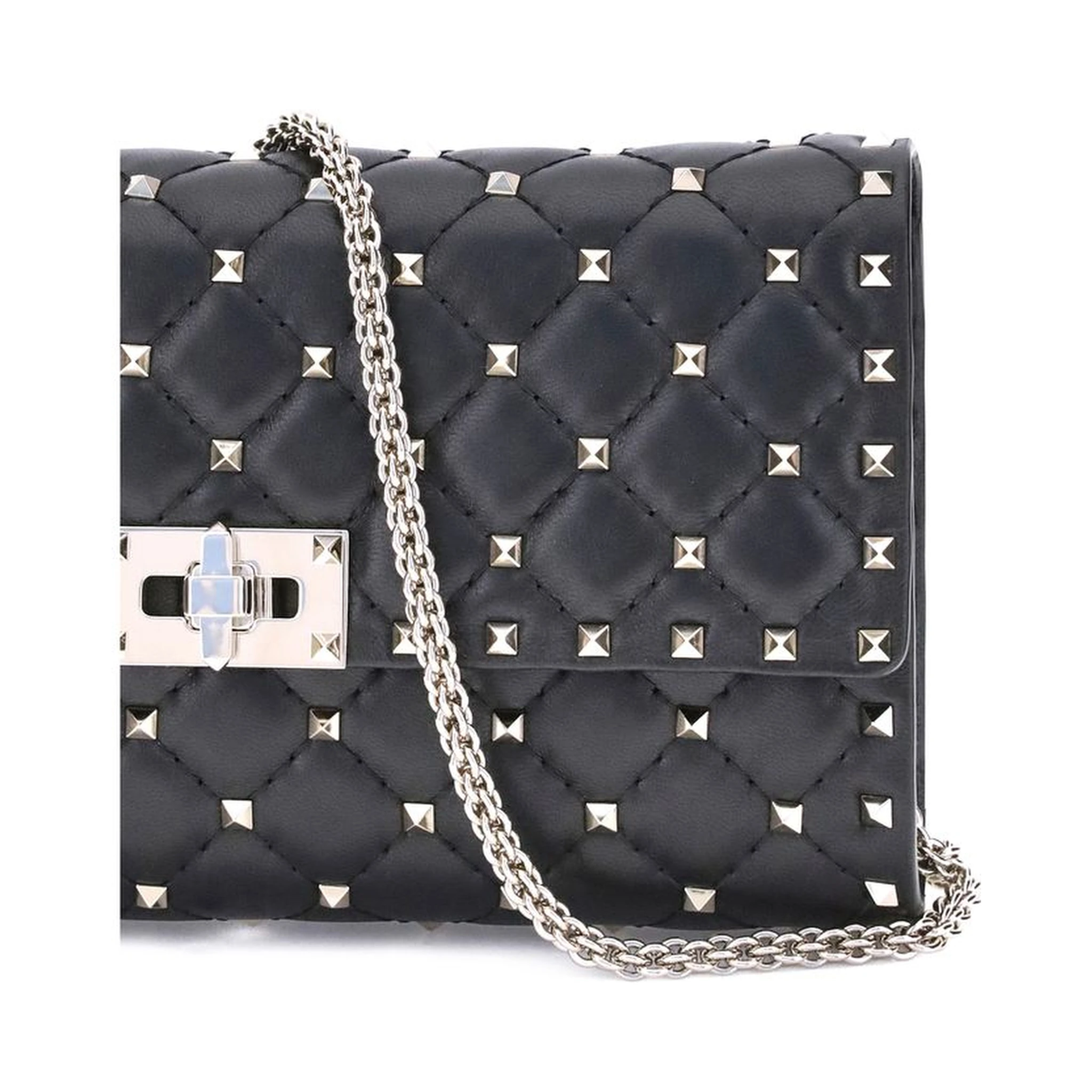 حقيبة كتف من جلد الخروف الأسود (Ovis Aries Aries)