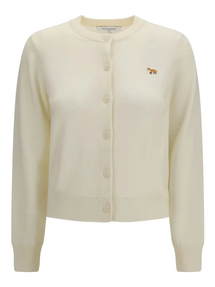 Beige Cotton Cardigan