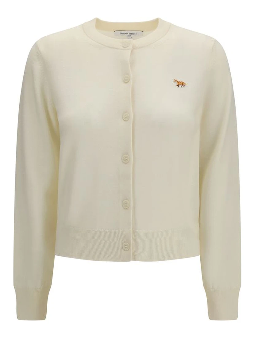 Beige Cotton Cardigan