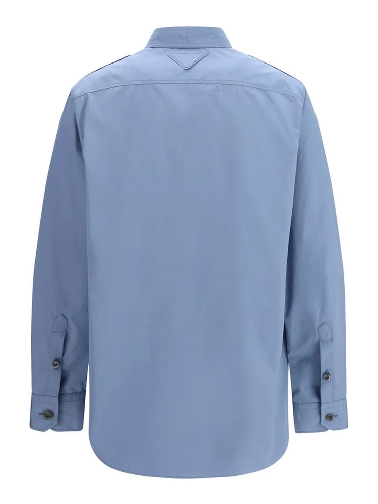 Blue Cotton Dress Shirt alternative