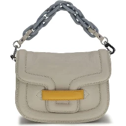 Gray Goatskin Shoulder Bag