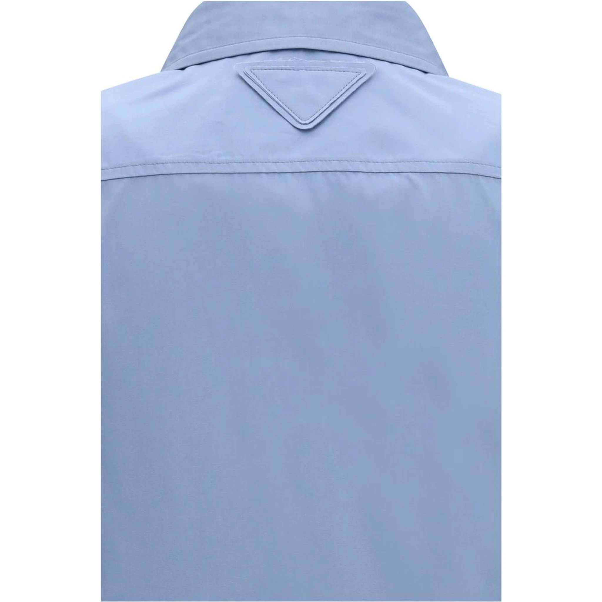 Blue Cotton Dress Shirt
