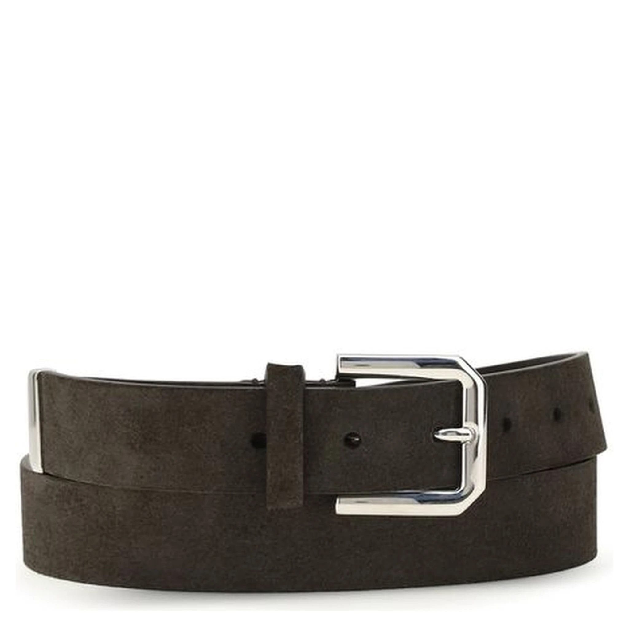 حزام بوس توروس العادي من جلد العجل الأسود