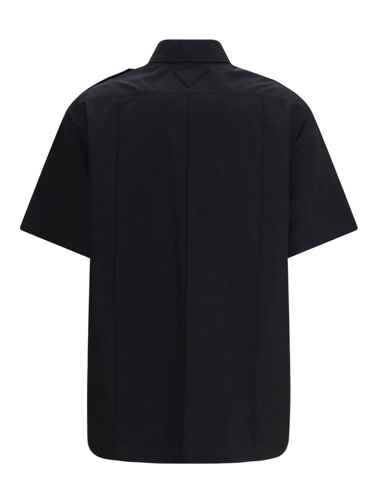 Black Cotton Shortsleeve Shirt alternative