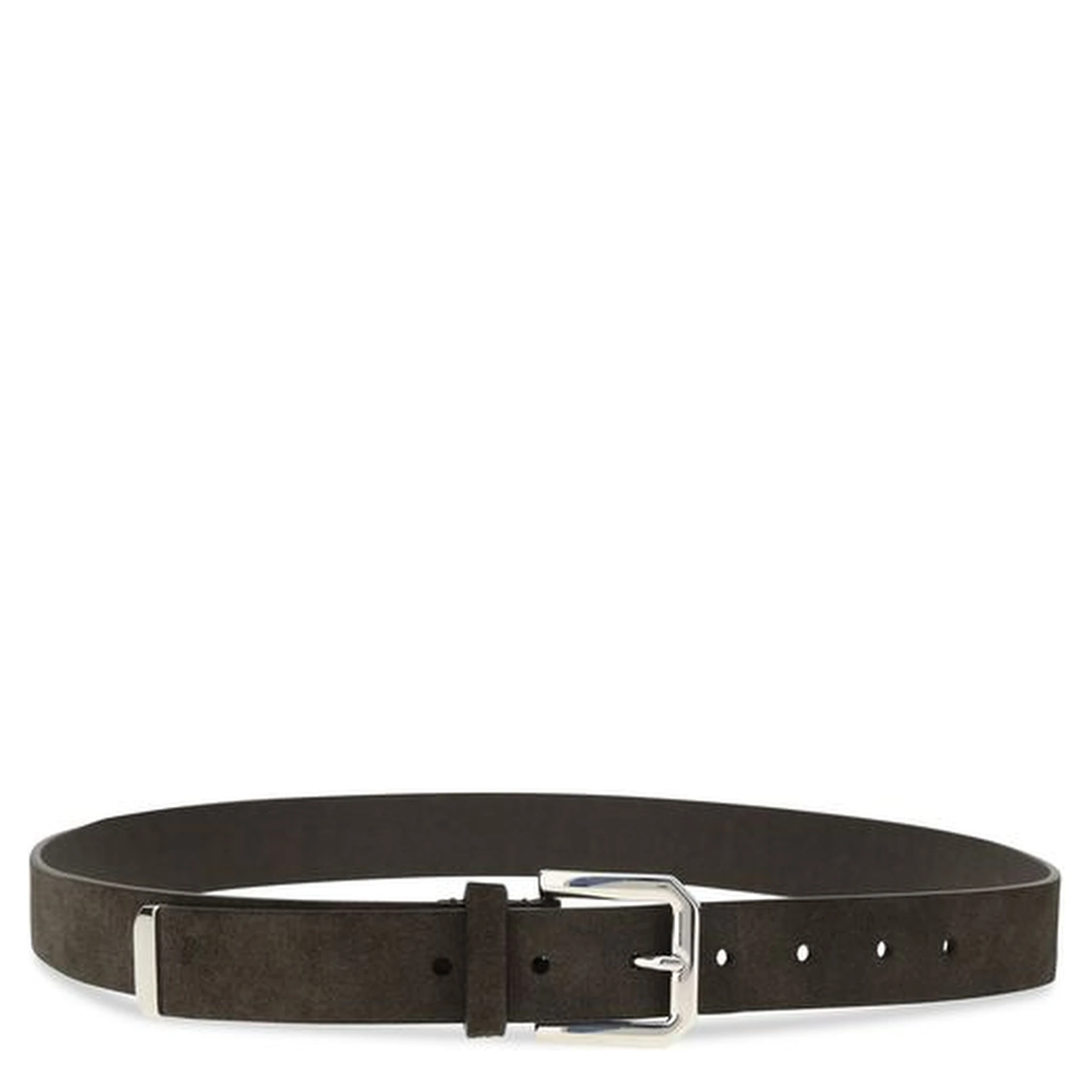 حزام بوس توروس العادي من جلد العجل الأسود