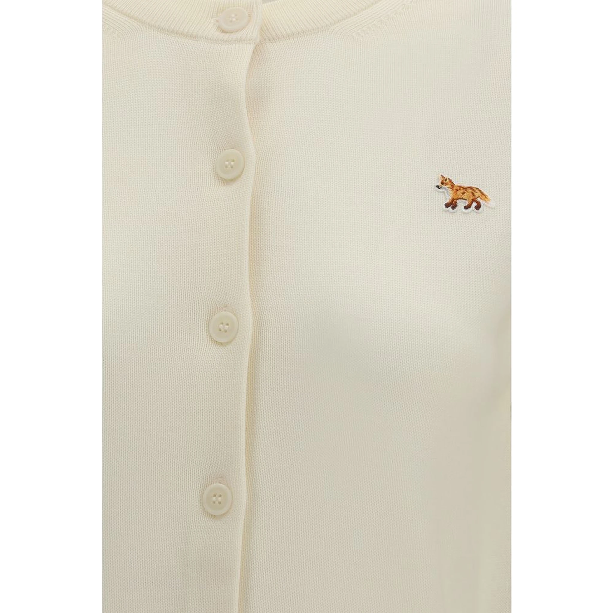 Beige Cotton Cardigan