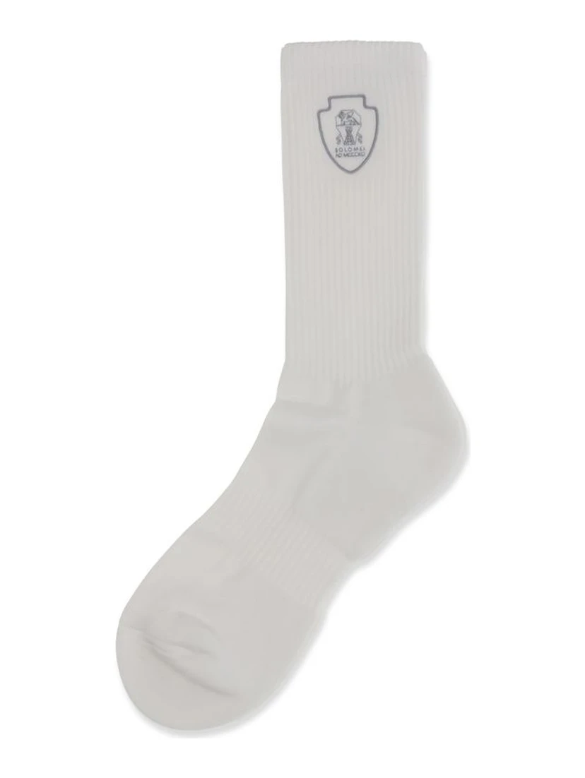 White Cotton Socks