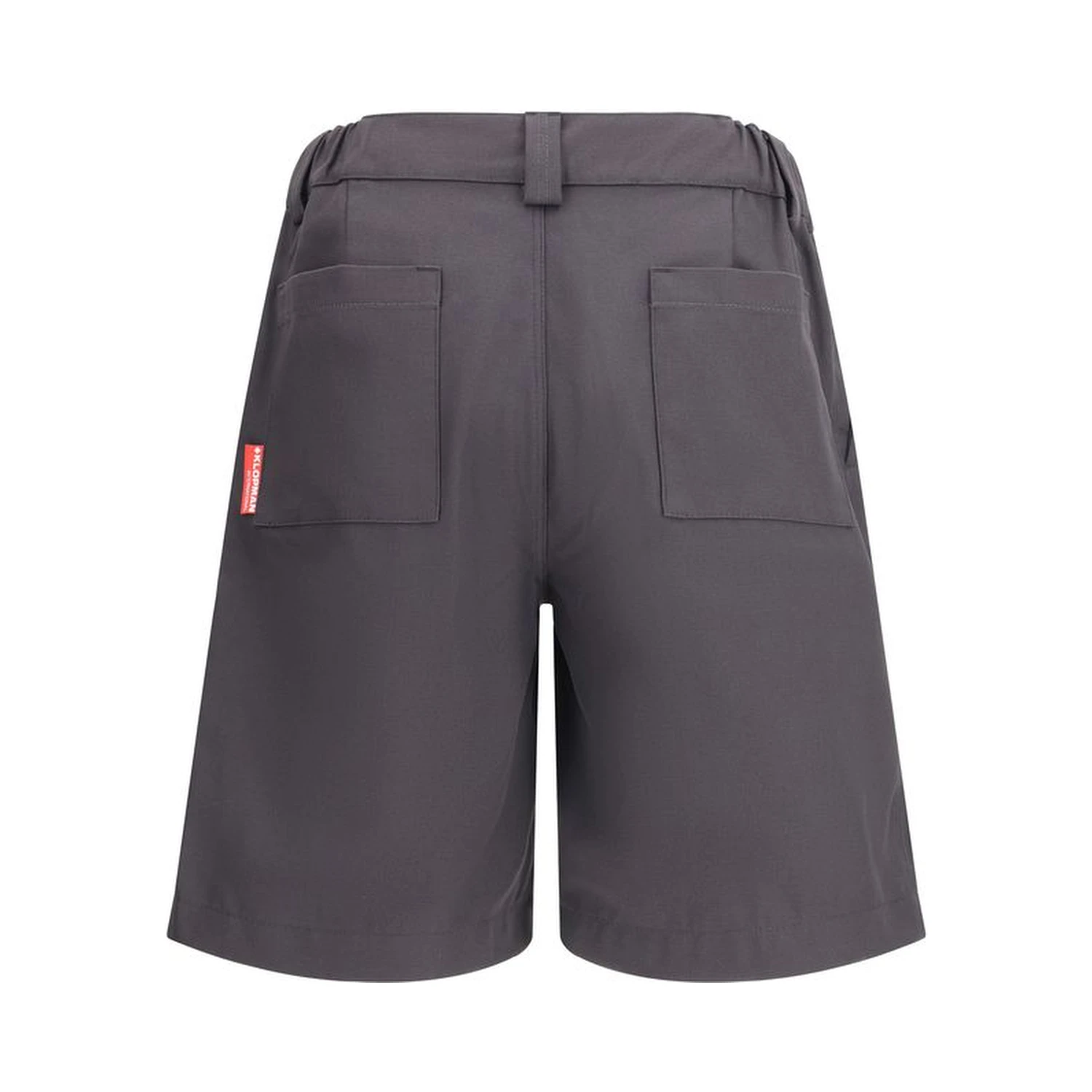 Gray Cotton Bermuda Shorts