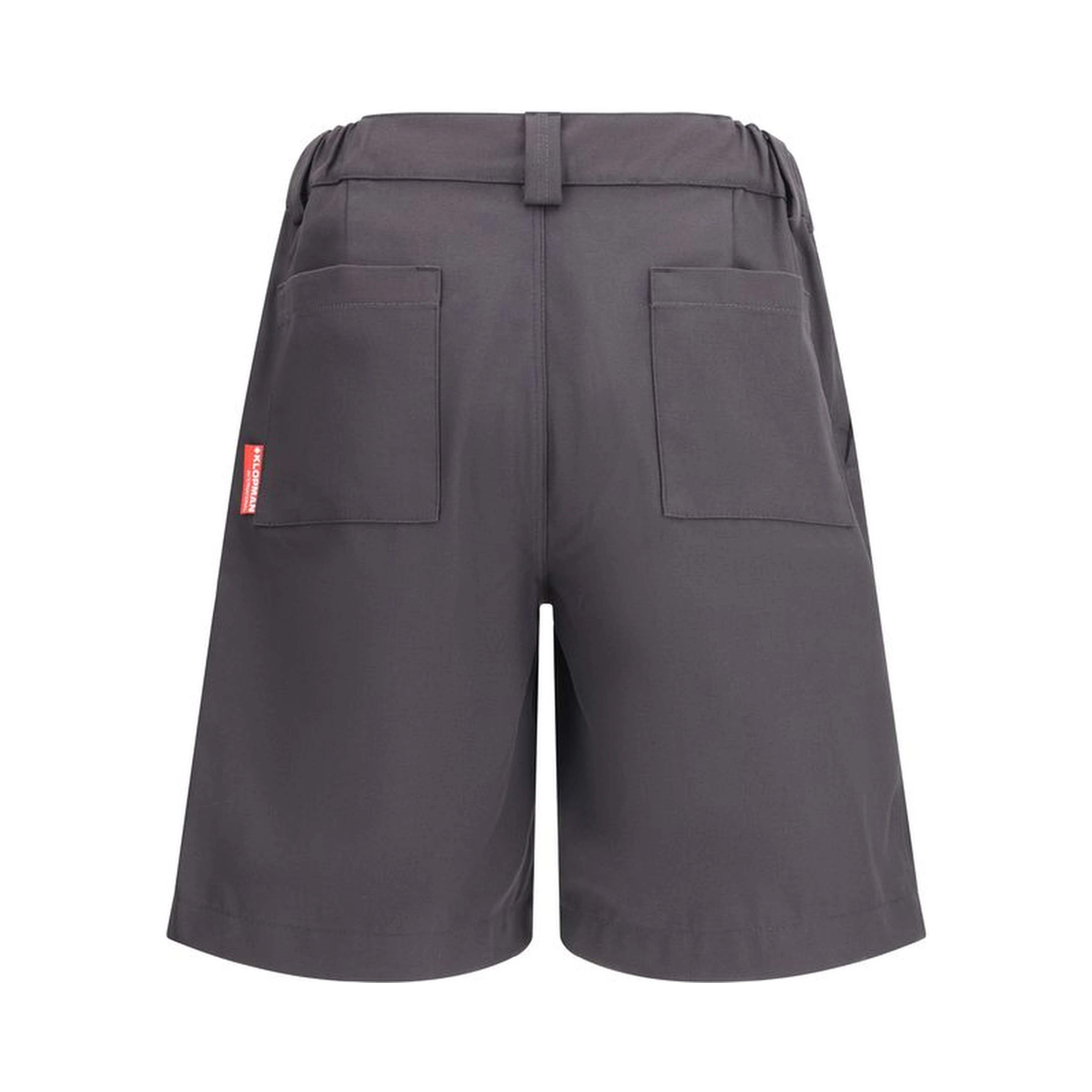 Gray Cotton Bermuda Shorts