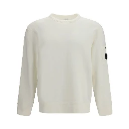 White Cotton Sweatshirt