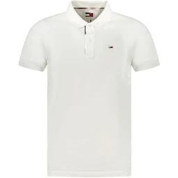 White Cotton Men's Polo Shirt