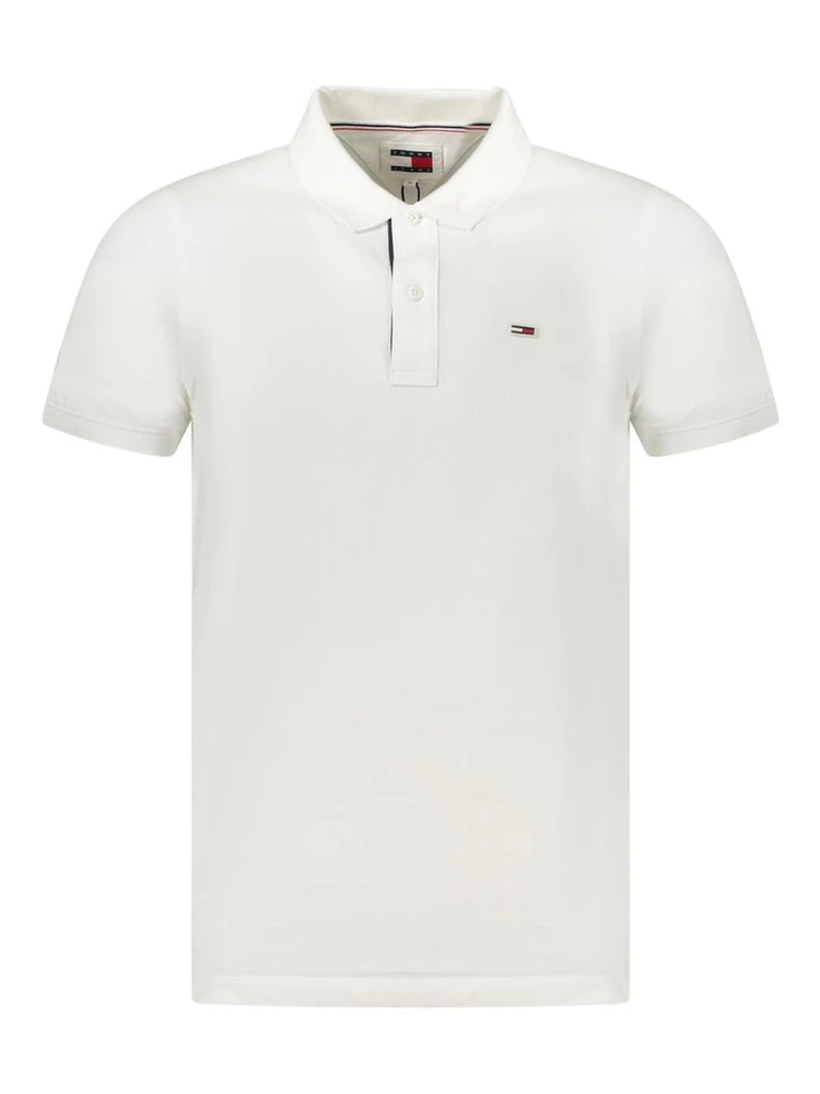 White Cotton Men's Polo Shirt