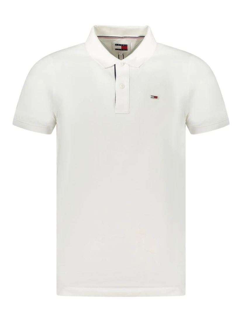 White Cotton Men's Polo Shirt