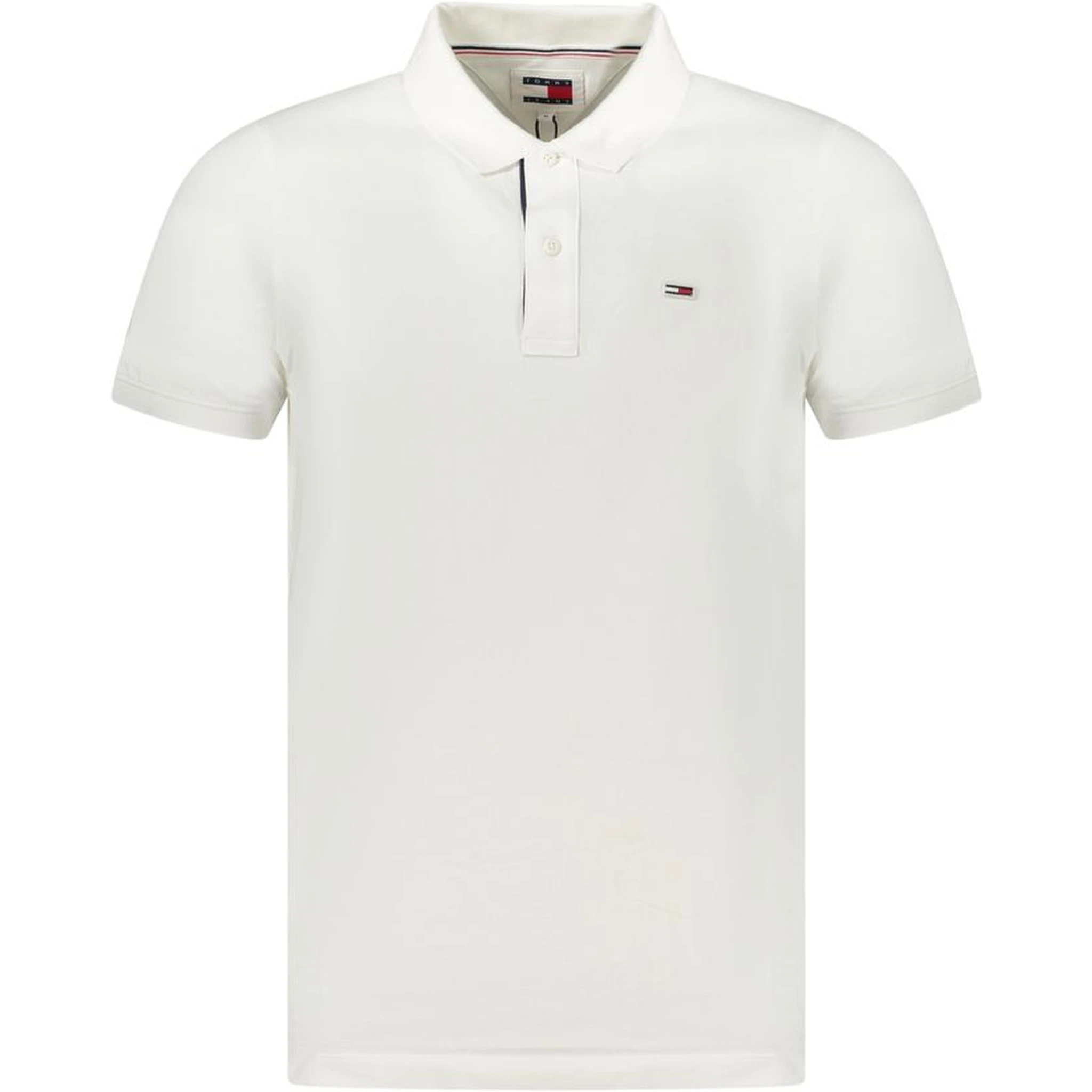 White Cotton Men's Polo Shirt