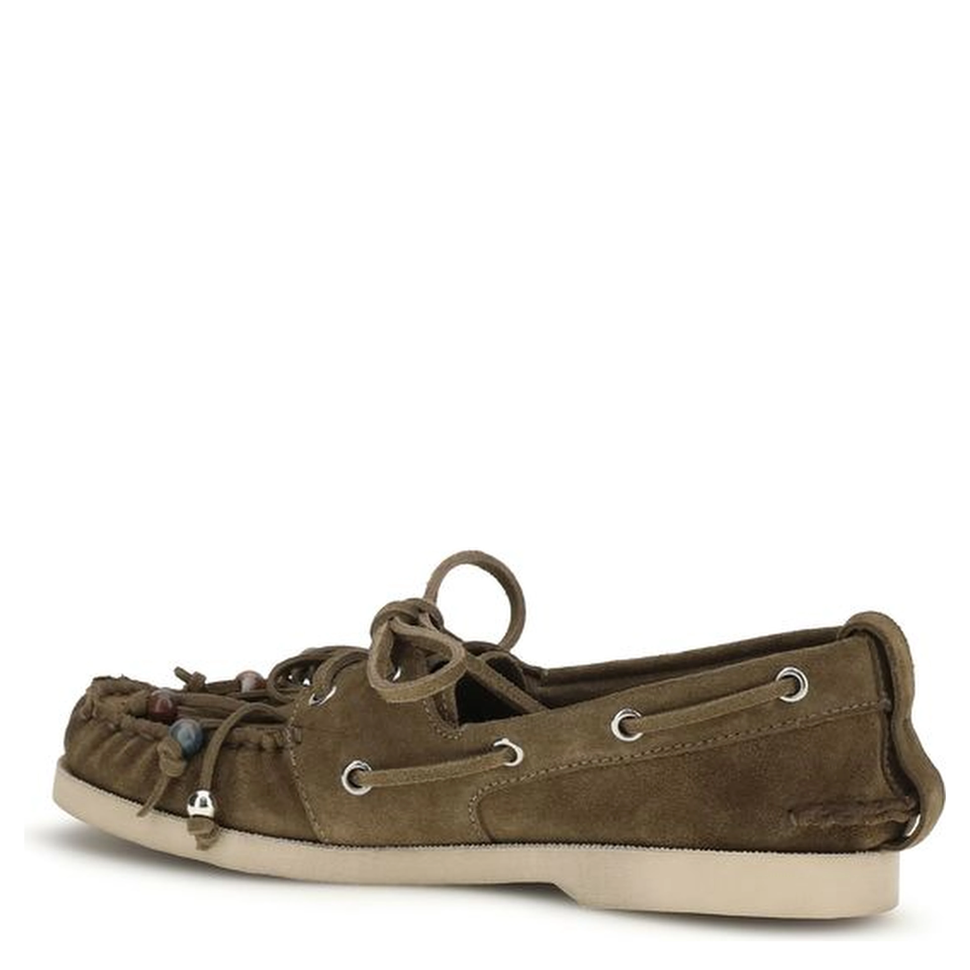 Bicolor Calf Leather Bos Taurus Slip-On Loafers
