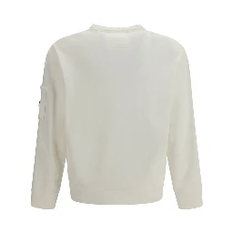 White Cotton Sweatshirt