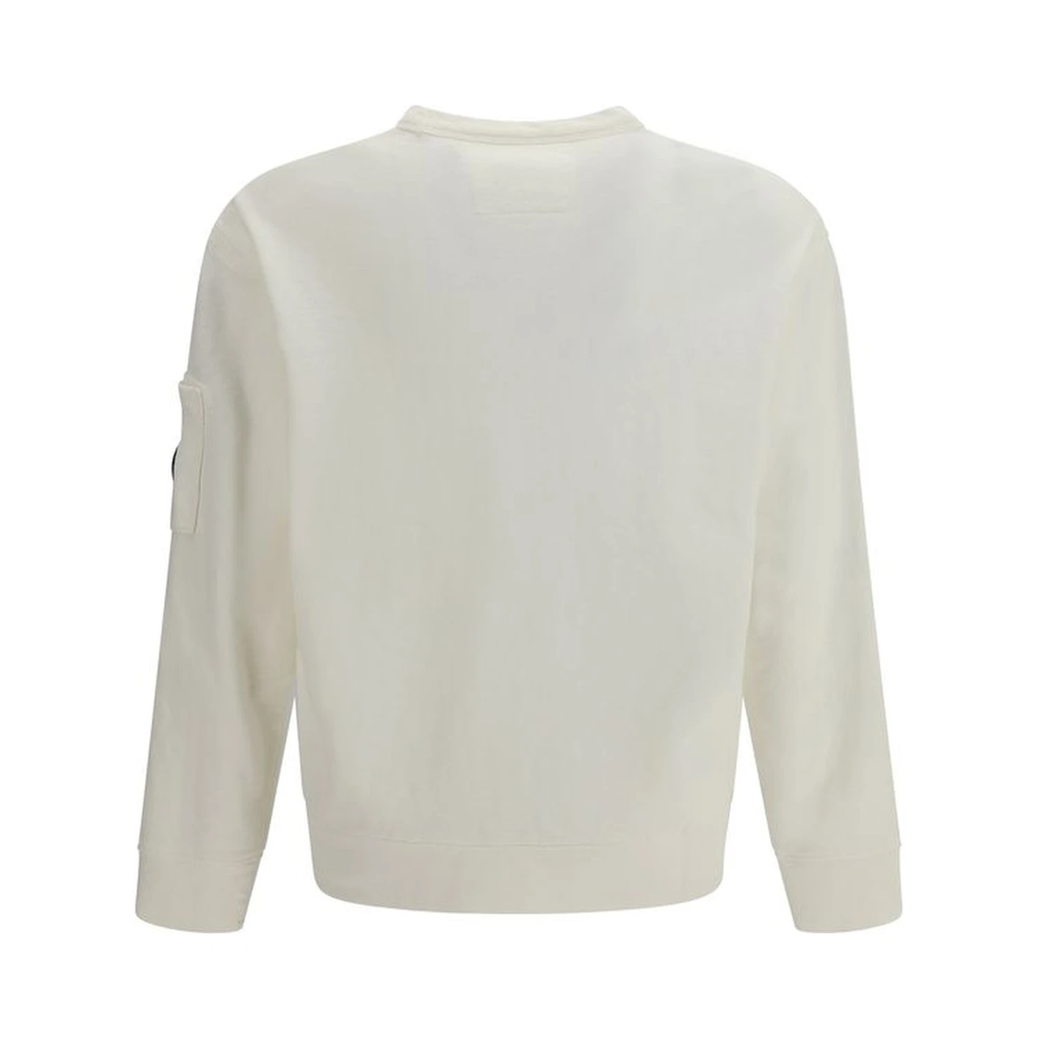 White Cotton Sweatshirt