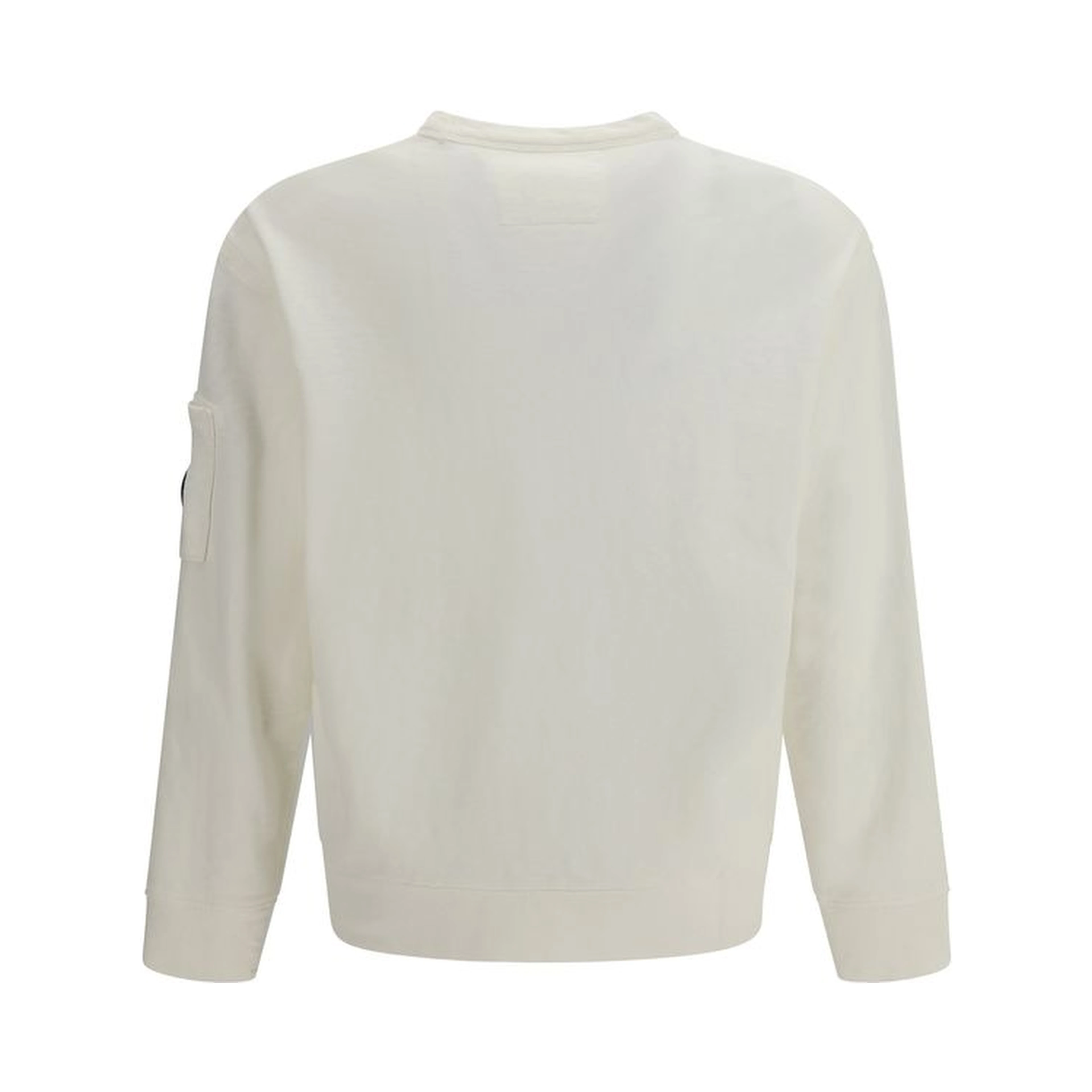 White Cotton Sweatshirt