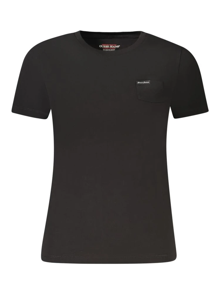 Black Cotton Women's T-Shirt