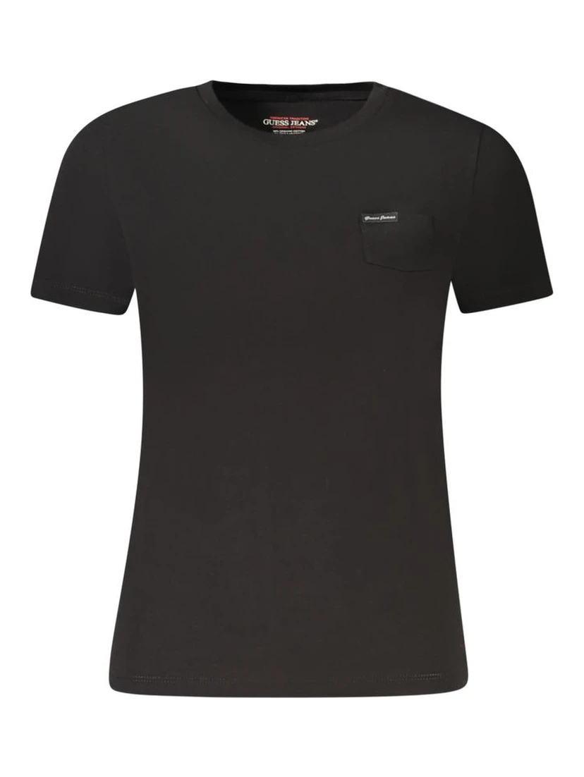 Black Cotton Women's T-Shirt