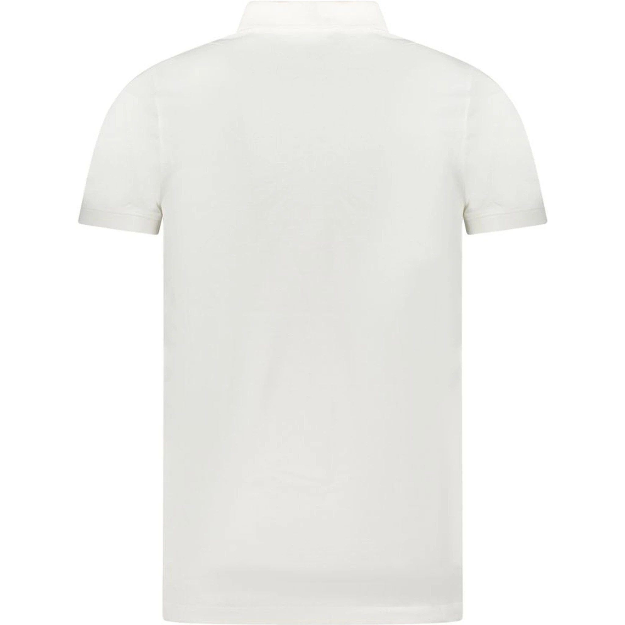 White Cotton Men's Polo Shirt