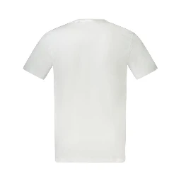 White Cotton Men T-Shirt