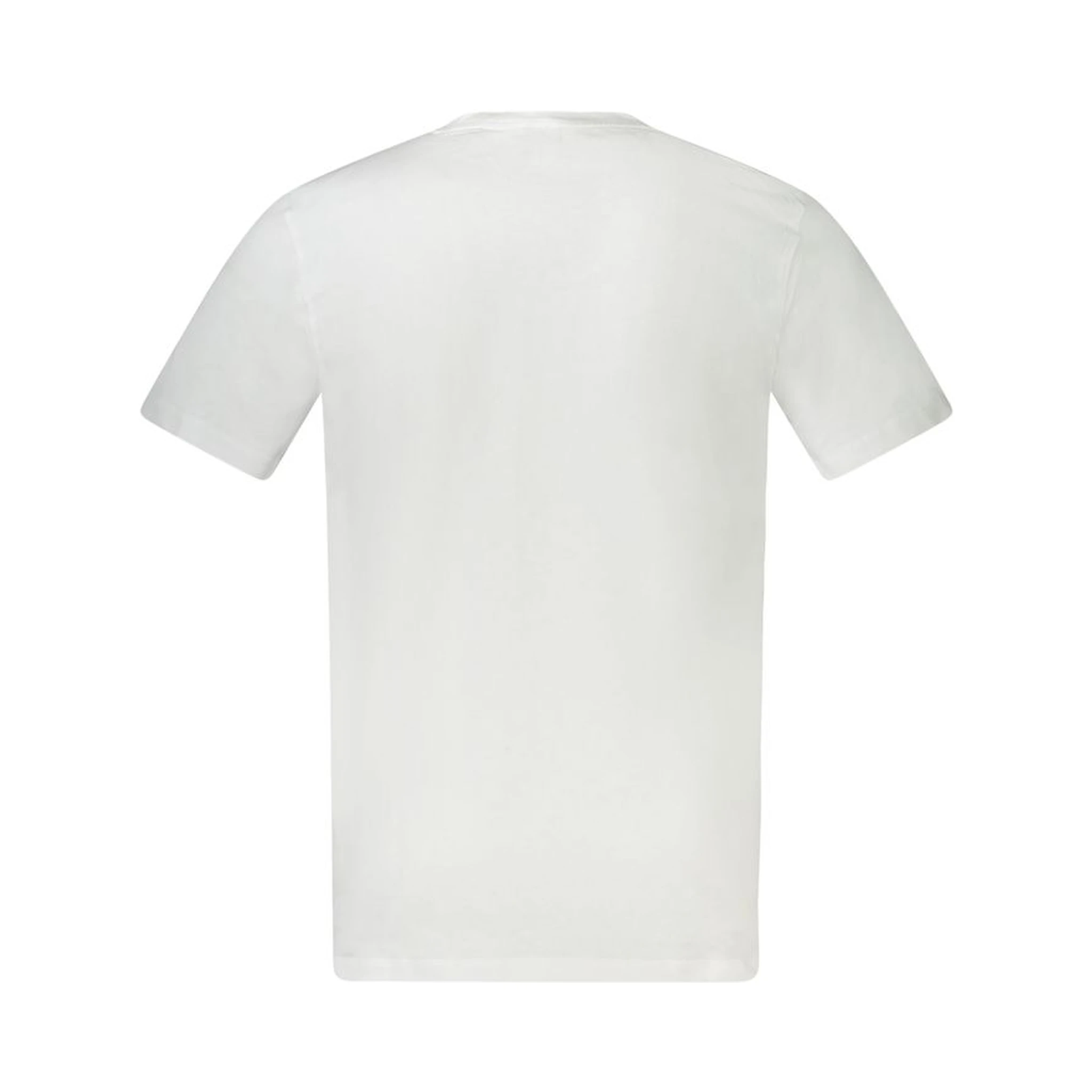 White Cotton Men T-Shirt