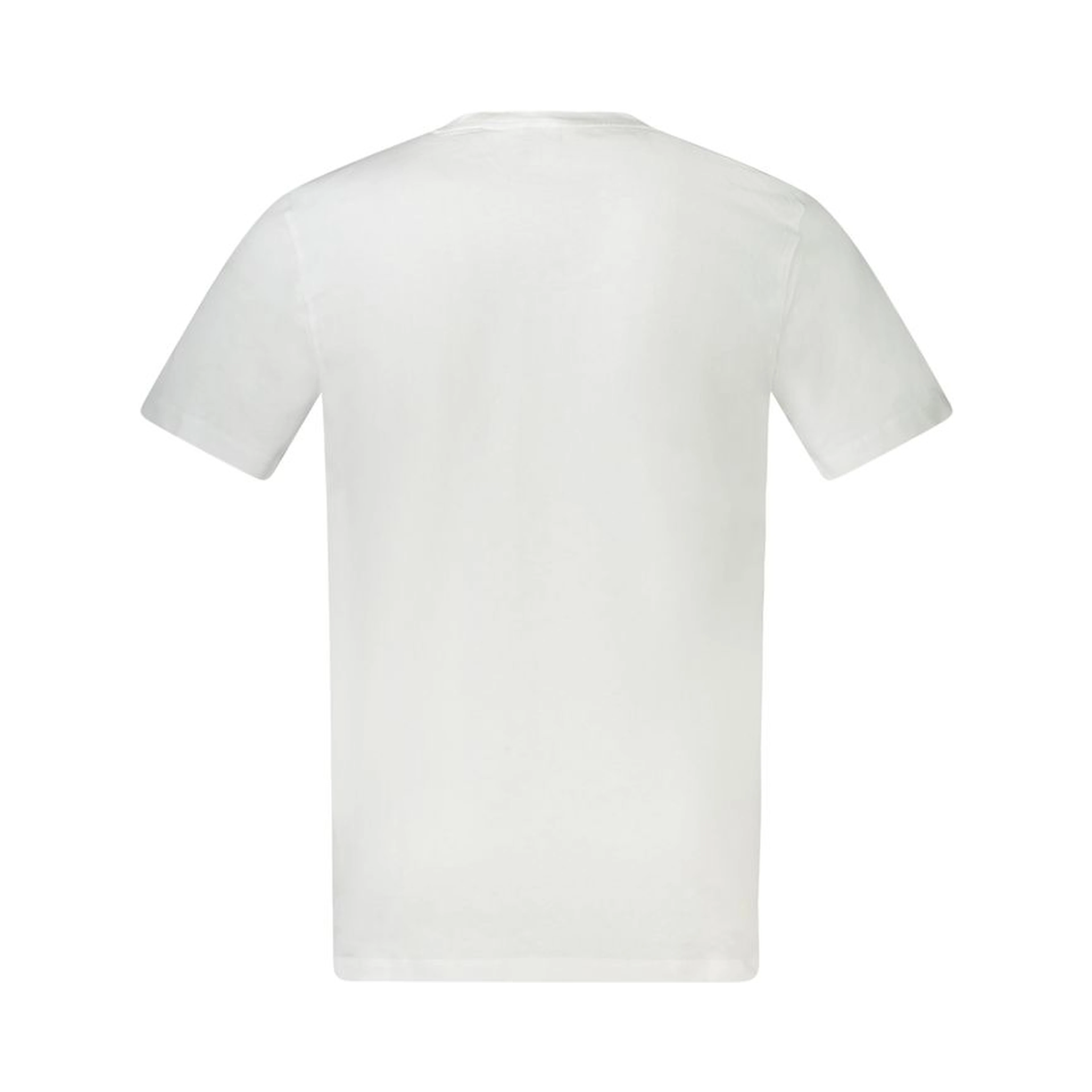 White Cotton Men T-Shirt