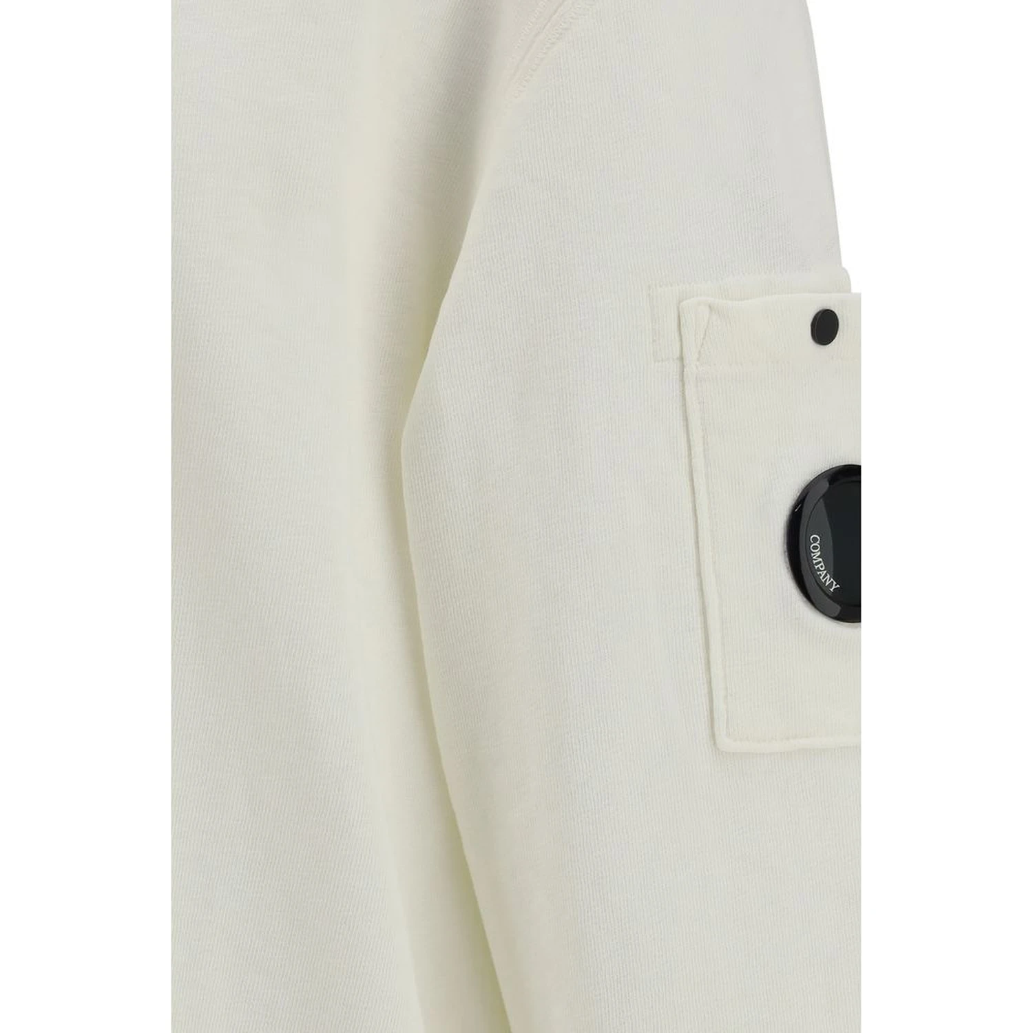White Cotton Sweatshirt