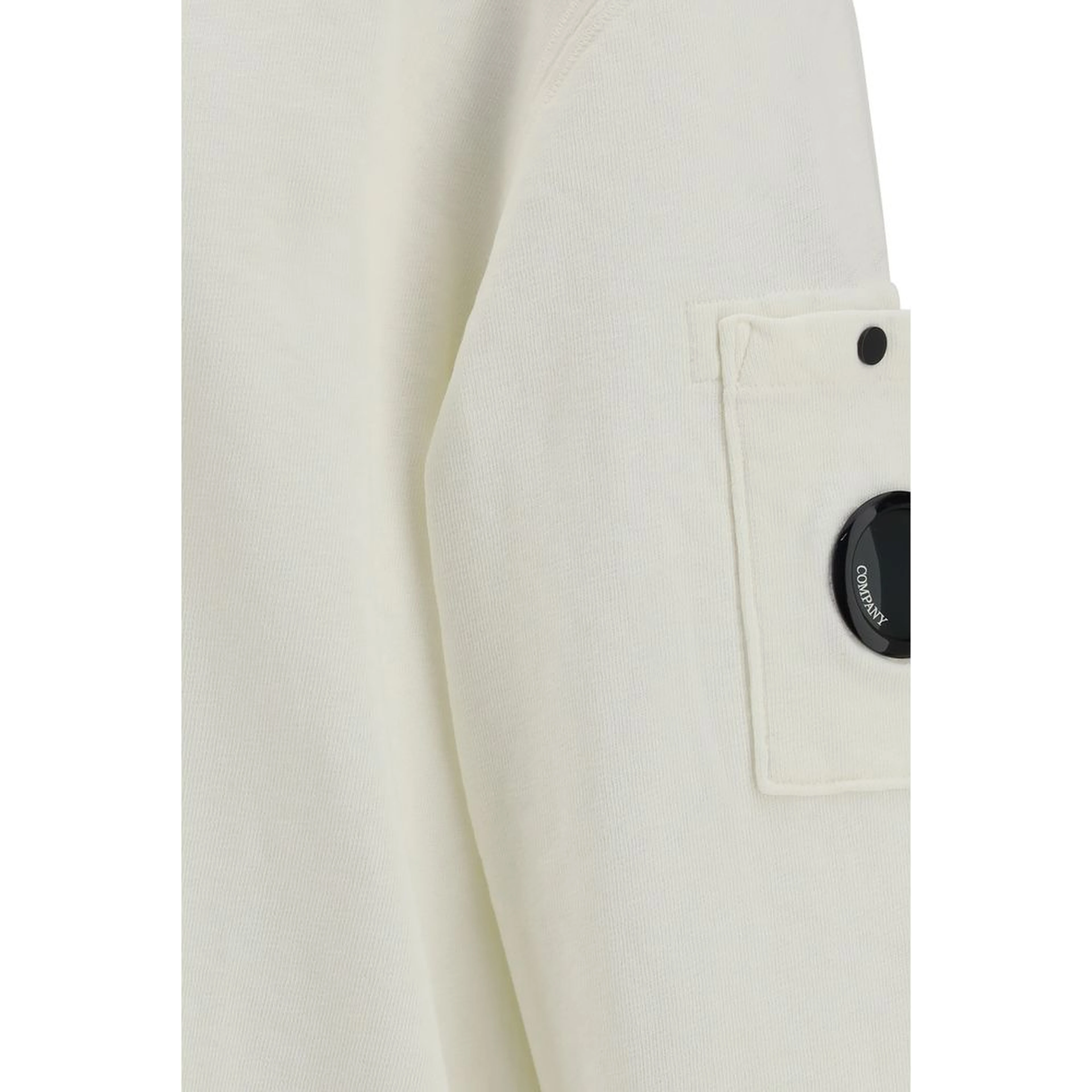 White Cotton Sweatshirt