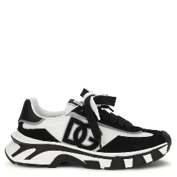 Black Calf Leather Bos Taurus Athletic Sneakers