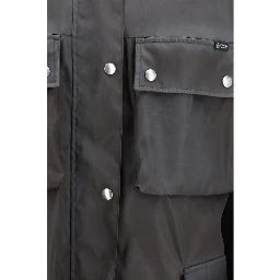 Gray Recycled Polyamide Coat