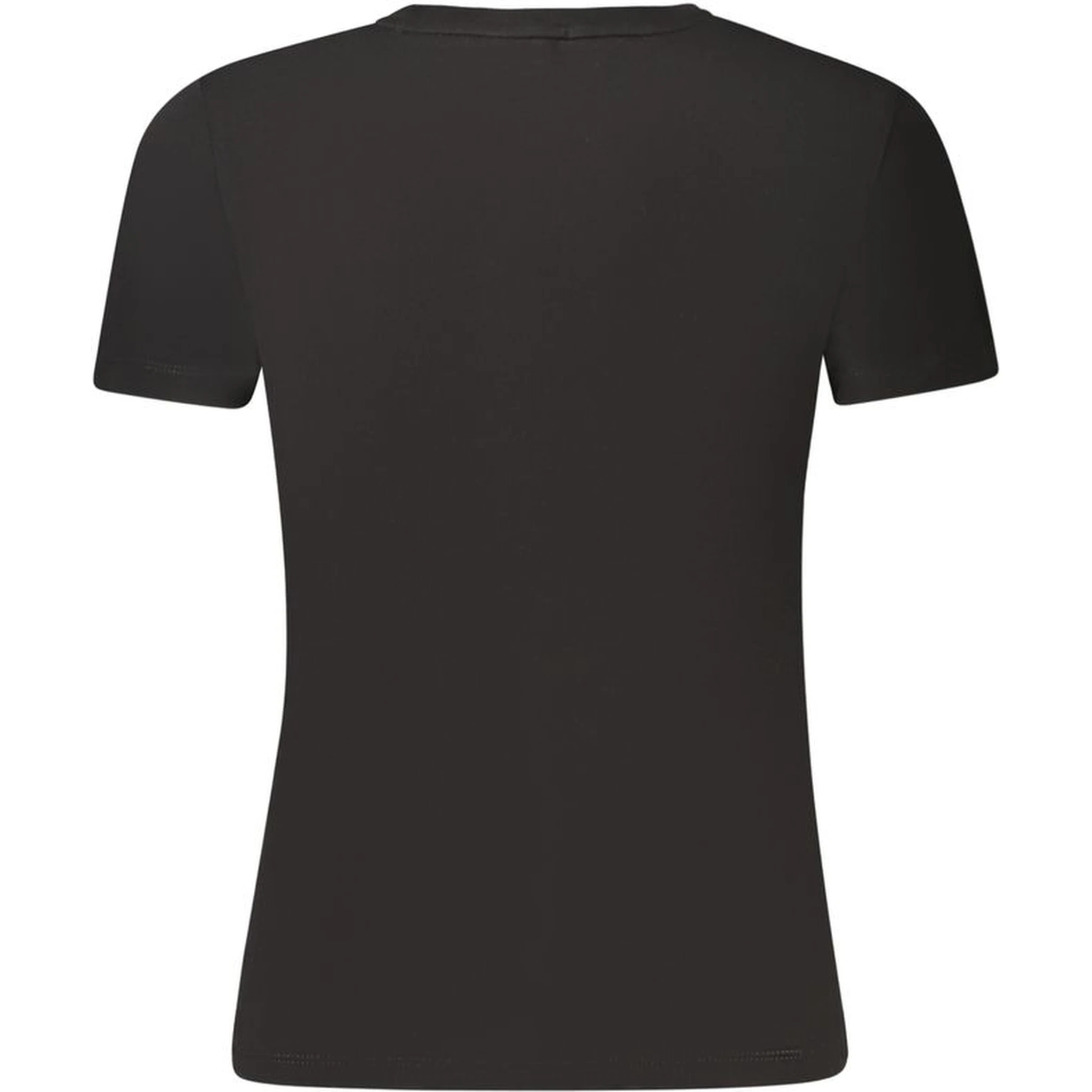 Black Cotton Women's T-Shirt