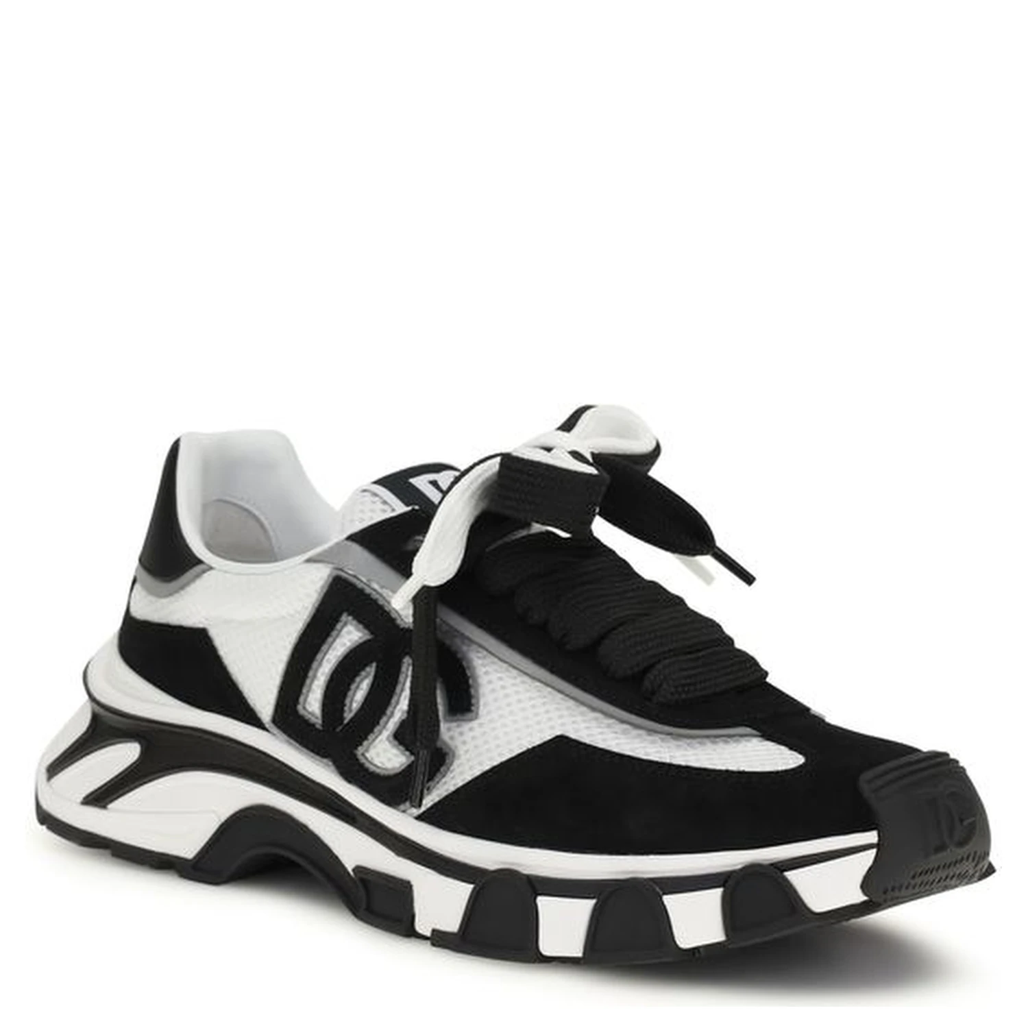 Black Calf Leather Bos Taurus Athletic Sneakers