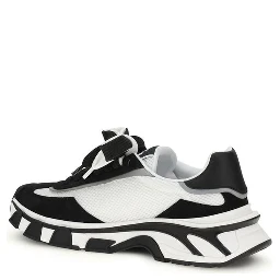 Black Calf Leather Bos Taurus Athletic Sneakers