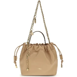 Beige Lamb Ovis Aries Aries Shoulder Bag