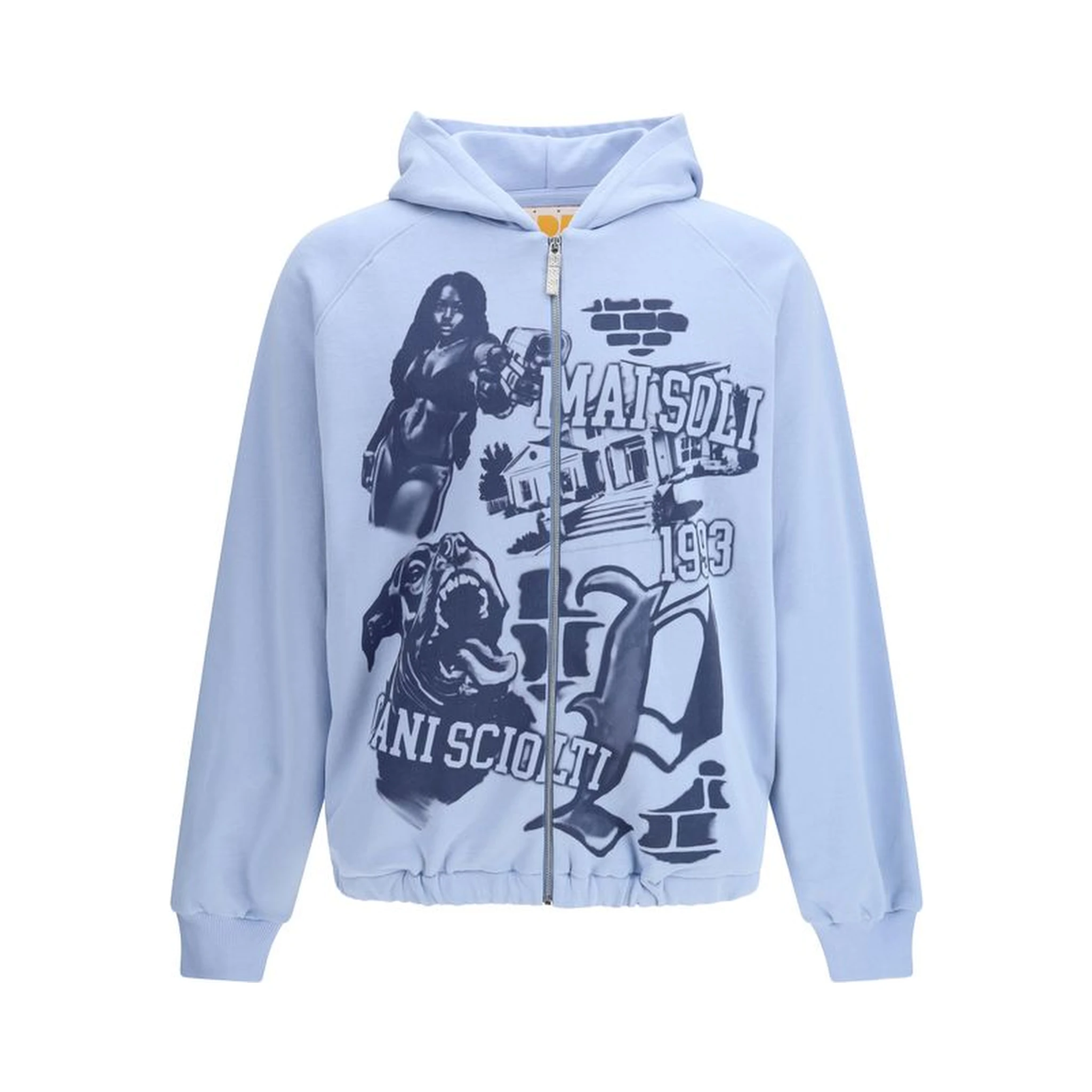 Blue Cotton Sweatshirt