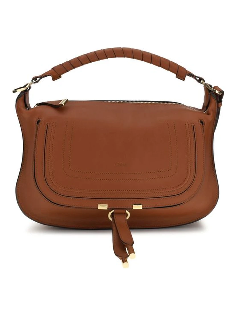 Brown Calf Leather Bos Taurus Shoulder Bag