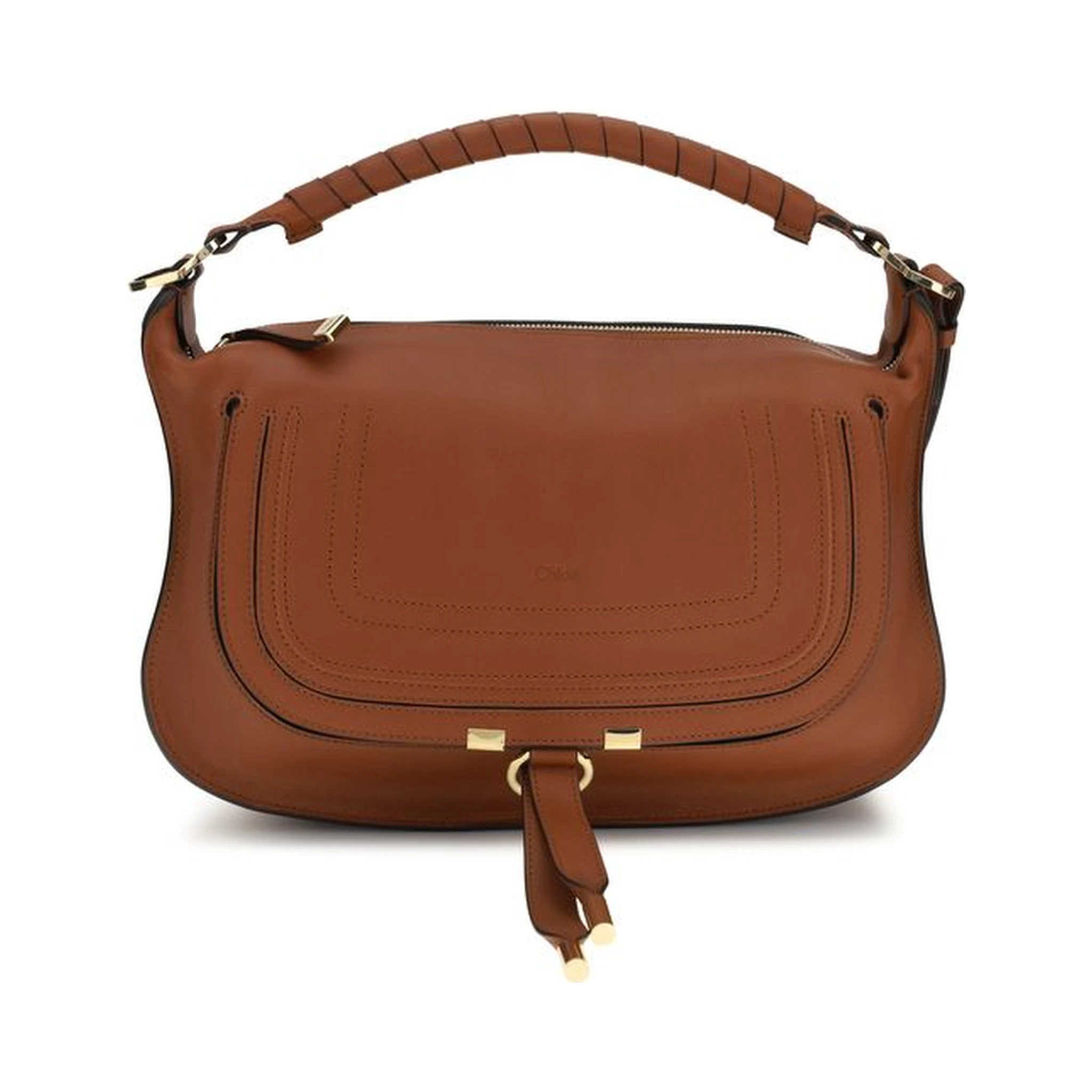 Brown Calf Leather Bos Taurus Shoulder Bag