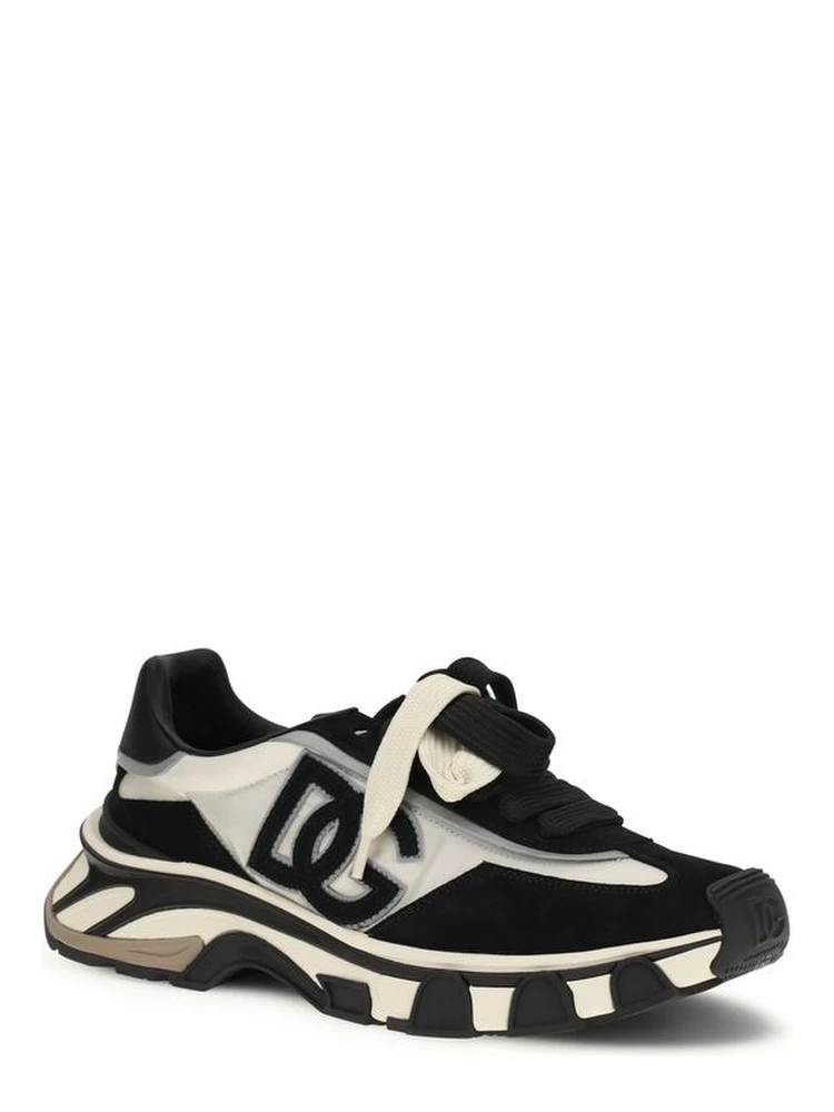 Black Elastane Athletic Sneakers alternative
