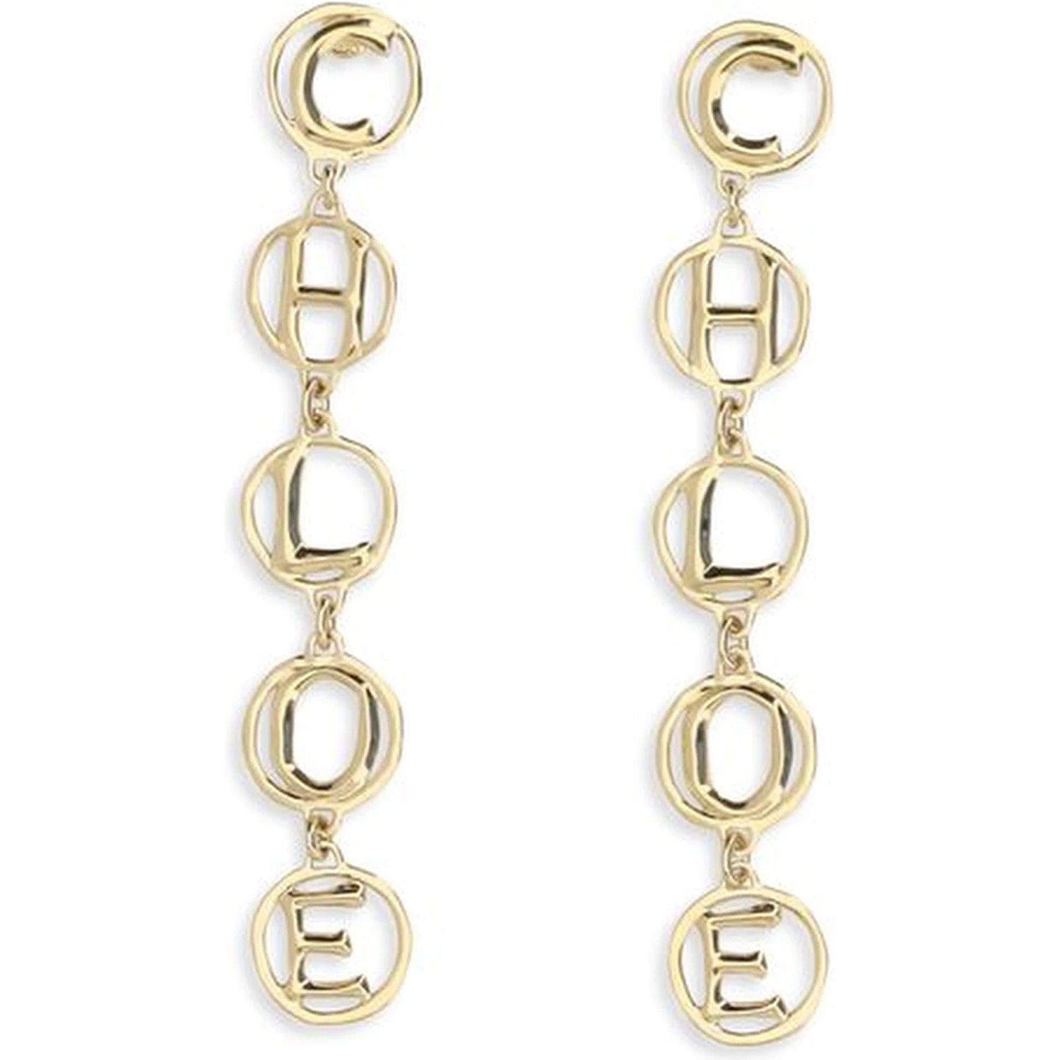 Gold Brass Earrings