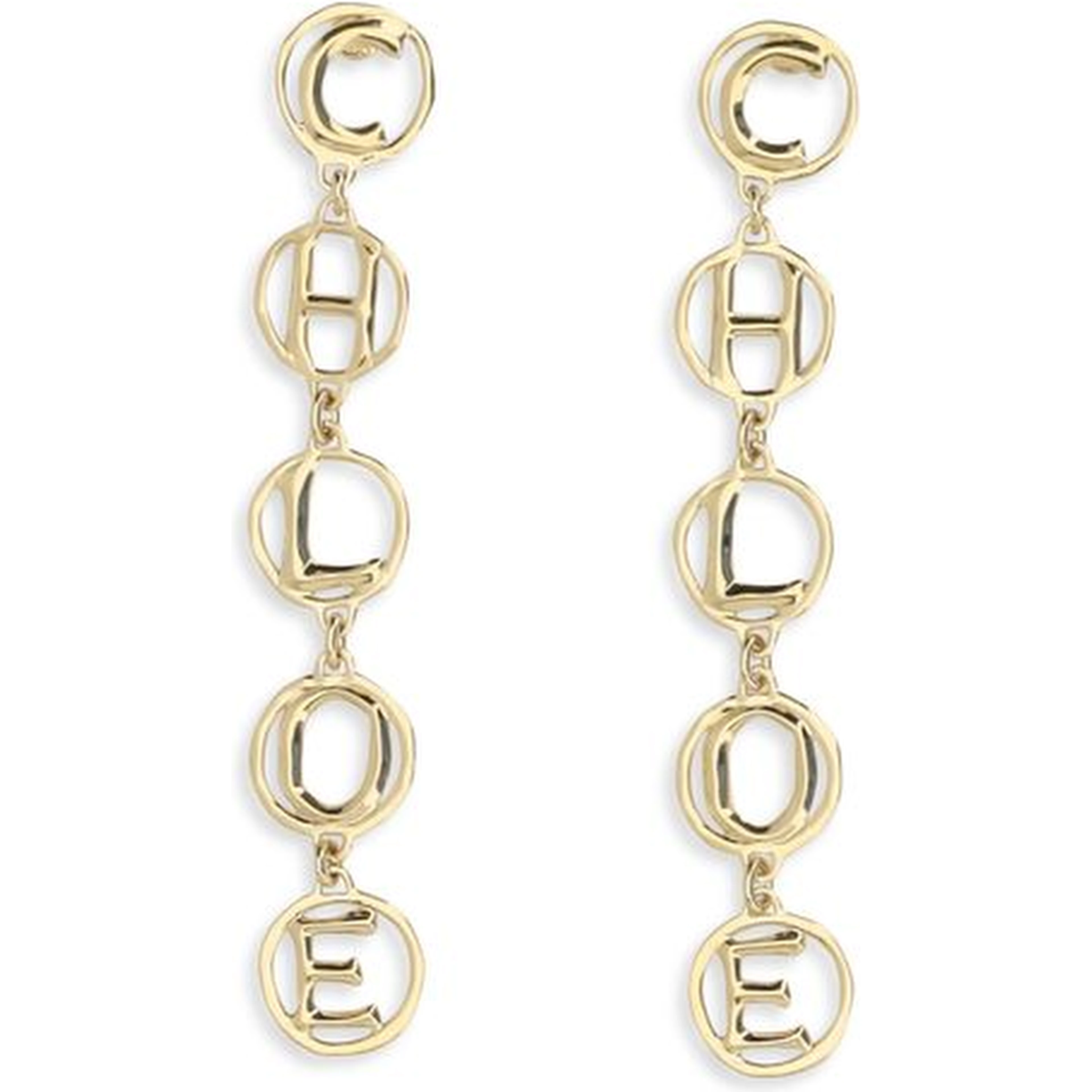 Gold Brass Earrings