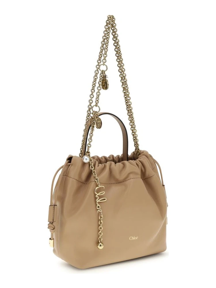Beige Lamb Ovis Aries Aries Shoulder Bag alternative
