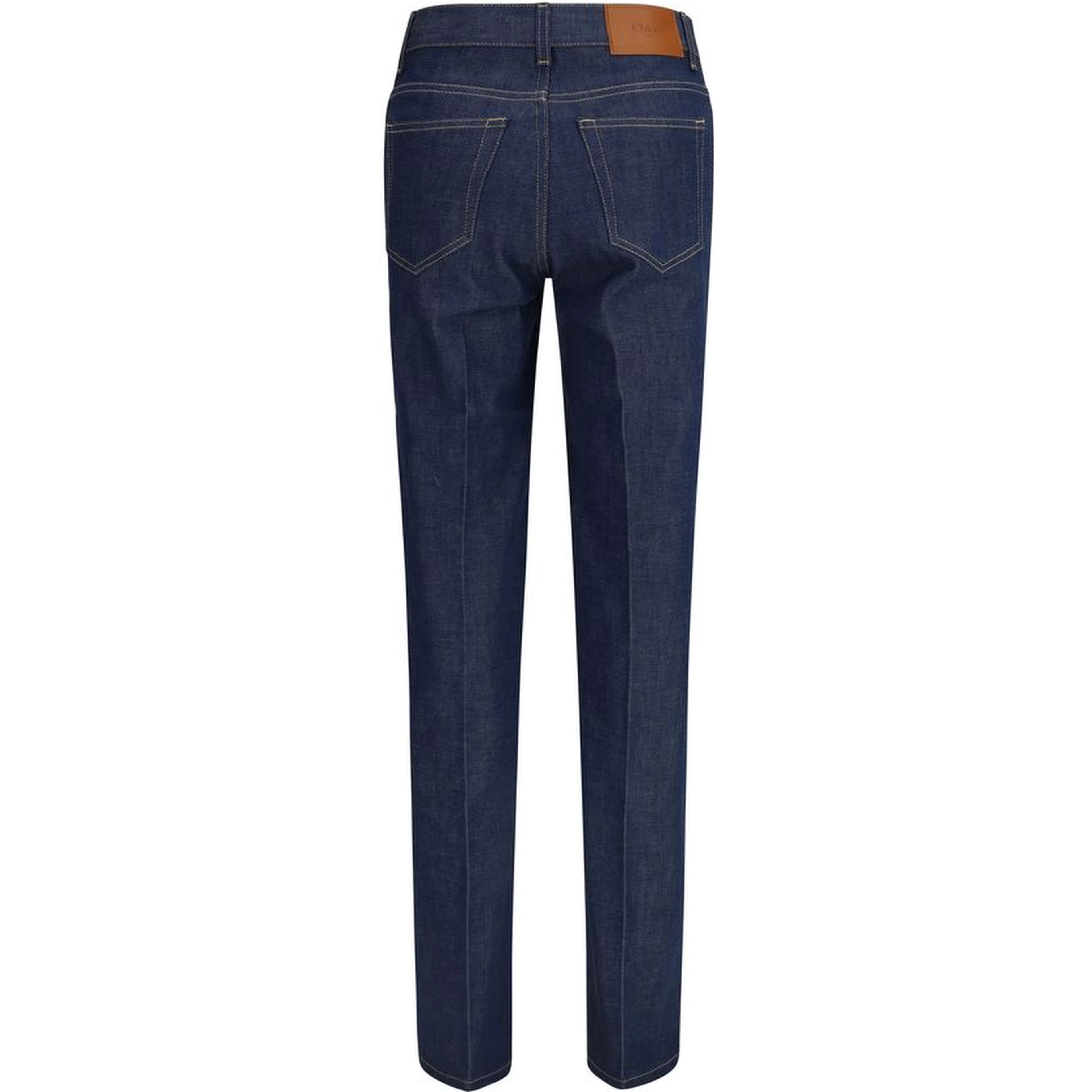 Blue Cotton Slim Fit Jeans