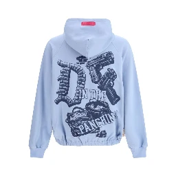 Blue Cotton Sweatshirt