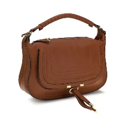 Brown Calf Leather Bos Taurus Shoulder Bag