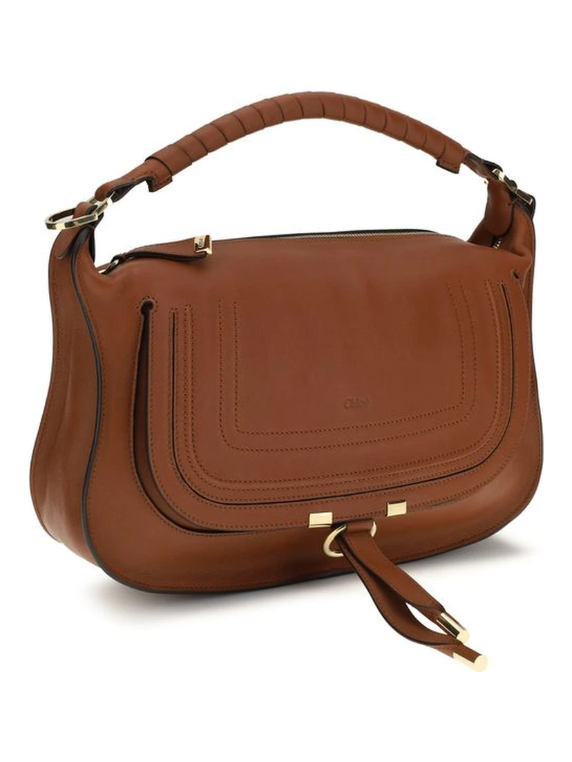 Brown Calf Leather Bos Taurus Shoulder Bag