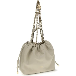 Beige Lamb Ovis Aries Aries Shoulder Bag